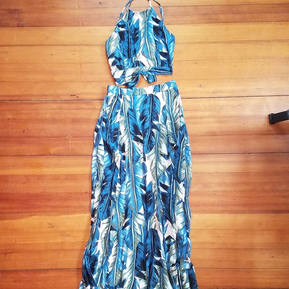 Lulus 2 Piece Maxi Dress